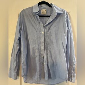 American Eagle Outfitters Sky Blue Casual Shirt